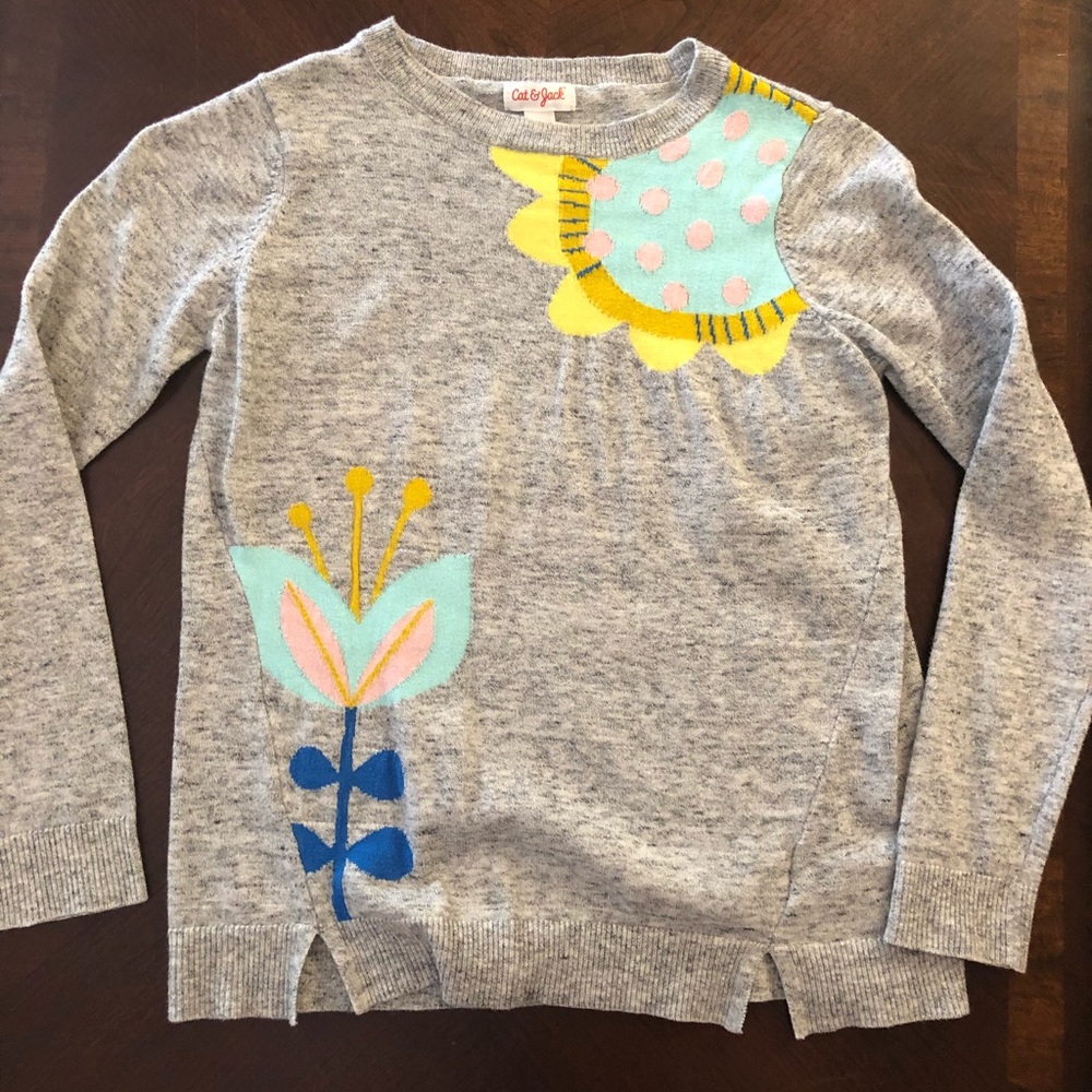 Cat & Jack girls M sweater.